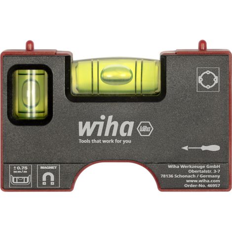 Wiha Mini-Wasserwaage Pocket 8 cm mit Magnet