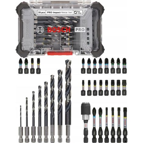 Bosch Set de Brocas y Puntas Pro 35 piezas duradero (1/3)