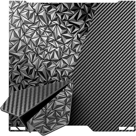 Plateau d'impression 3D pour imprimante Bambu Lab A2L/H2C, en acier à ressort flexible double texture PET+PEO pour PLA, TPU et PETG (1/5)