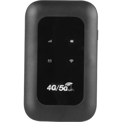 Routeur WiFi 4G, emplacement pour carte micro SIM, 150 Mbps, capacité de 8 utilisateurs, batterie 2100 mAh, point d'accès WiFi mobile pour ordinateur portable, téléphone et ordinateur, version Asie (B (1/5)