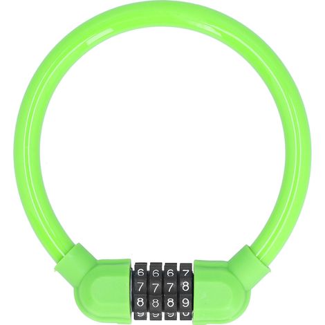 Câble antivol vélo haute sécurité à code 4 chiffres pour cyclisme extérieur (1/5)