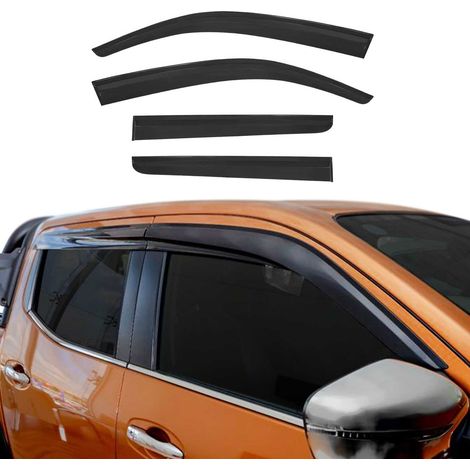 Déflecteurs De Vent Pluie d'air pour Toyota Hilux 2007-2012 (PF) Acrylique 4 Pcs