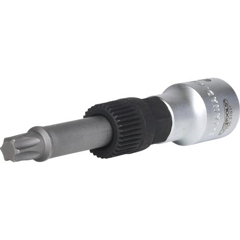 Kstools – Douille Torx T50 pour poulie débrayable d'alternateur – Acier chrome-molybdène – Longueur 110 mm – Compatible BMW F20, Mercedes Classe A/C, Renault 1,9 DTI (1/7)