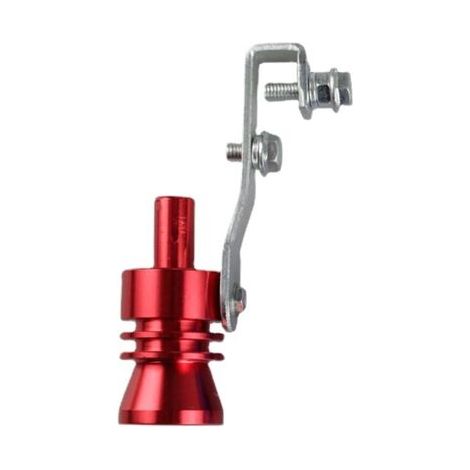 Universel Turbo Sound (XL Rouge) Tuyau Sifflet Silencieux Simulateur Simulateur de Bruit de Tuyau d'échappement Optimiseur de Son Compatible avec Camion, Moto, Voitures, Dirt Bike et Scooter (1/5)