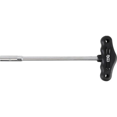Clé à Douille en T Six Pans 10 mm - Acier Résistant - Prise Ferme et Confort d Utilisation, Zones Difficiles - D-Work