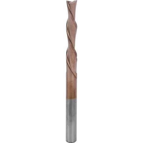 Double Edged Cutter Durable Hard Tungsten Steel CNC End Milling Cutter for Wood Cutting4x4x22x55L