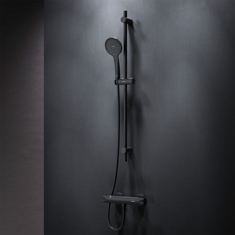 Douche Set avec Mitiguer Thermostatique 38℃ Douche Kit Robinet Baignore Thermostatique (1/5)