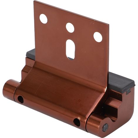 Verrou de sécurité pour porte d'entrée, résistant à 363 kg (800 lb), en alliage d'aluminium, avec système de sécurité enfant, pour chambre ou garage, marron. (1/5)