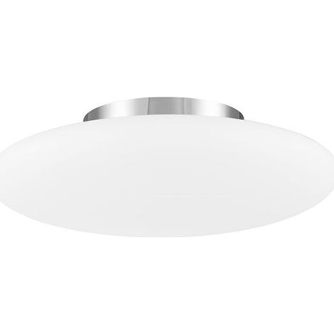 [GEBRAUCHT] B-Ware NOVA LUCE Deckenleuchte Lampe PRESSIONE Chrom Opalglas Metall E27 LED 50 cm (1/2)