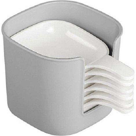 Ensemble de 7 assiettes à sauce et supports (7 pièces/ensemble), Ensemble d'assiettes à sauce (1/5)