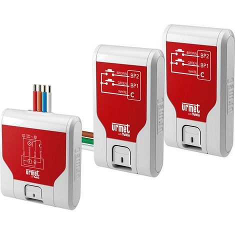Urmet – Kit radio variation va-et-vient Zigbee – Récepteur pour ampoules LED – Fréquence 2.4GHz – Tension 230V – Émetteur inclus