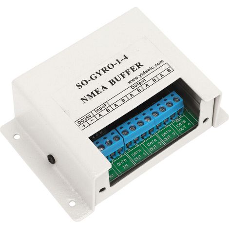 Jeffergarden Pour tampon NMEA 1 en 4 sorties, séparateur de ligne série Marine, Interface de convertisseur de tampon isolant pour systèmes de circuits 24V-DOU