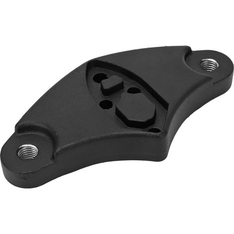 Support de fixation avant pour trottinette électrique 10 pouces, plaque universelle en aluminium pour amortisseur M4, pièce de remplacement robuste, absorbe les chocs, compatible suspension avant. (1/5)
