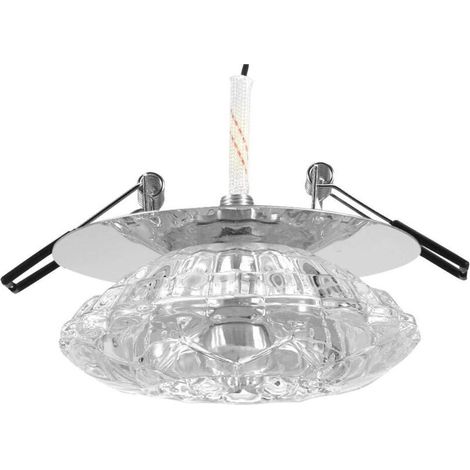 Downlight LED, Plafonnier Encastré 3W, Ouverture 5-8cm, Projecteur Décoratif LED Couloir Créatif (Blanc) (1/5)