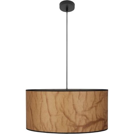 Colgante Tapiro 2xe27 Pergamino/negro Regx50x50 cm (1/2)