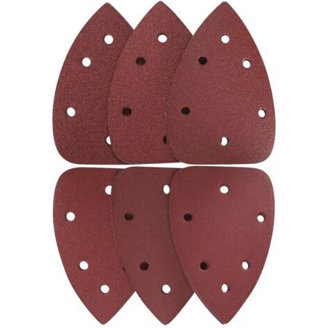 QORVA-30 feuilles abrasives triangulaires pour le ponçage et le polissage, grain 60/80/100/120/180/240 (1/5)