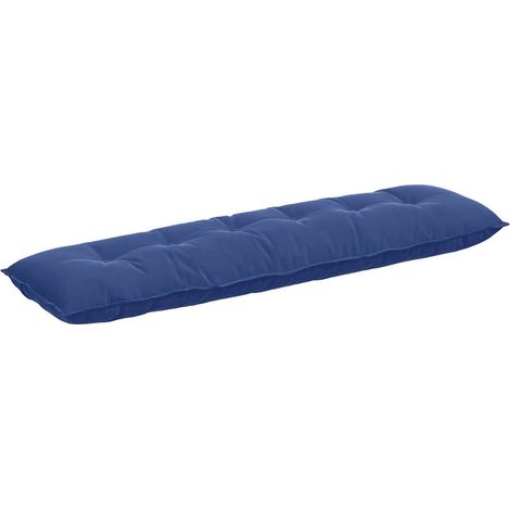Cojín de Espalda Azul Policía 180 x 50 cm Tela de pana vidaXL