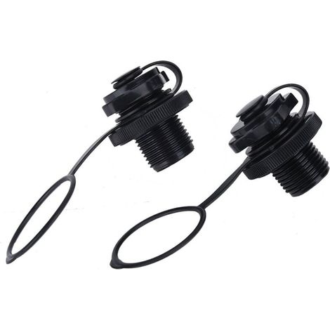 Valve de bateau gonflable, Valve d'air à vis de rechange 2 pcs Gonflable Air Valve Remplacement Vis Valve D'air pour Gonflable En Caoutchouc Canot Radeau Piscine Bateau Bateaux Valve de bateau,A (1/4)