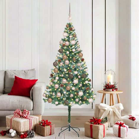 vidaXL Árbol de Navidad artificial Verde 180 cm PVC y acero (1/5)