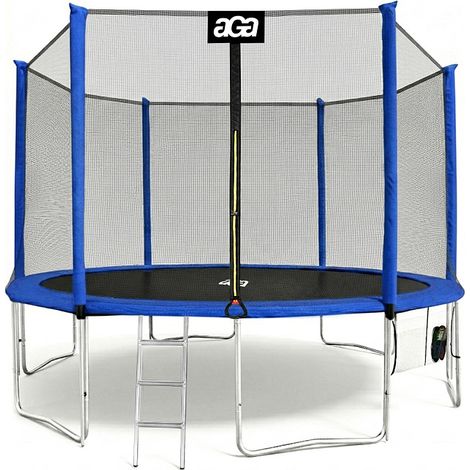 Aga SPORT PRO Trampolin 400 cm Blau