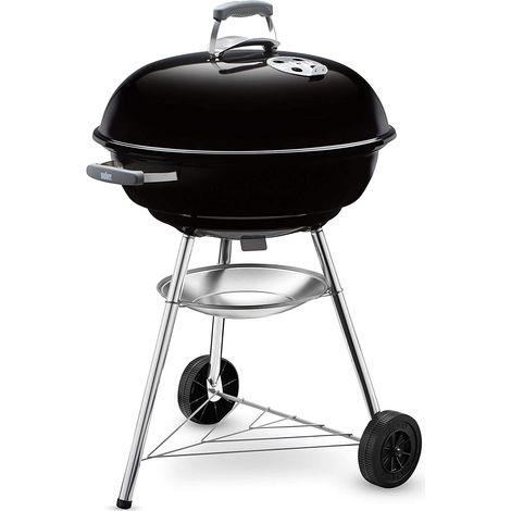 WEBER BARBECUE COMPACT KETTLE A CARBONE CM.57 TONDO A CARBONE (1/4)
