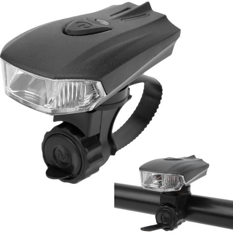 Wiederaufladbarer LED-Fahrradscheinwerfer per USB, wasserdicht und sicher, mit intelligentem Sensor. (1/5)