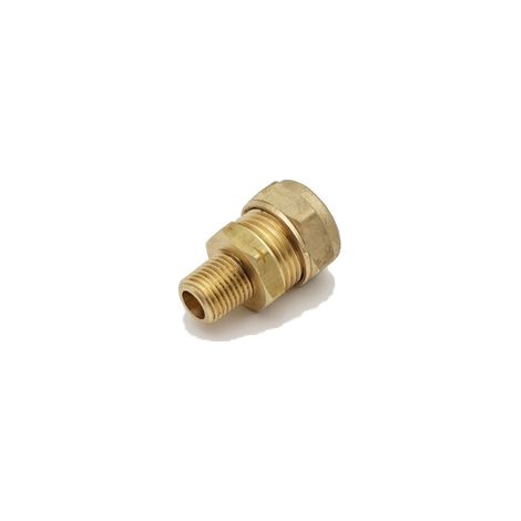PrimaPlus 15mm x 1/4" Brass Compression Adaptor - Pack of 10 (1/3)