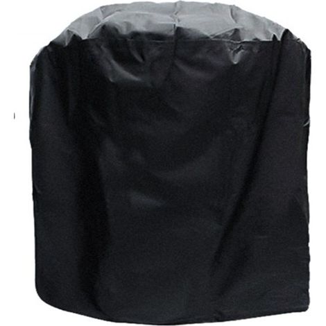 Barbecue Grill Couverture De Barbecue Rond Imperméable À l'eau, Barre Extérieure Pluie Noir Anti-Poussière Charbon De Gaz Barbe Électrique (Taille : 58x77cm)