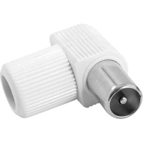 Conector antena coaxial macho acodado 9,5mm axil