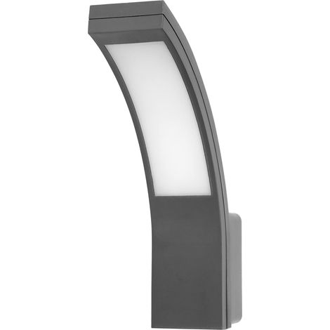 Lampada da giardino LED 10W - Grigio - A risparmio energetico - Resistente agli agenti atmosferici - Design moderno (1/4)