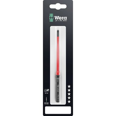 Wera Kraftform Kompakt VDE 65 iS PZ/S 1x157 mm TIE SB Elettricisti Plus / Minus Lama intercambiabile per giraviti 1 m (1/5)