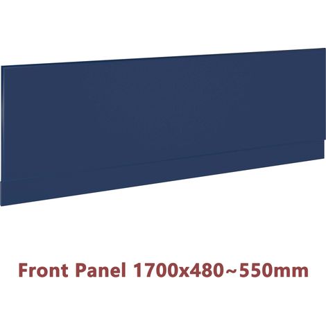 Shower Bathtub MDF Bath Panel Matt Navy Blue 1700mm Front Panel (1/3)