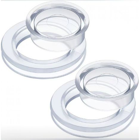 Tapón para orificio de sombrilla, silicona transparente de 12x6x1,2 cm, accesorio para mesa de jardín, protección impermeable. (1/5)