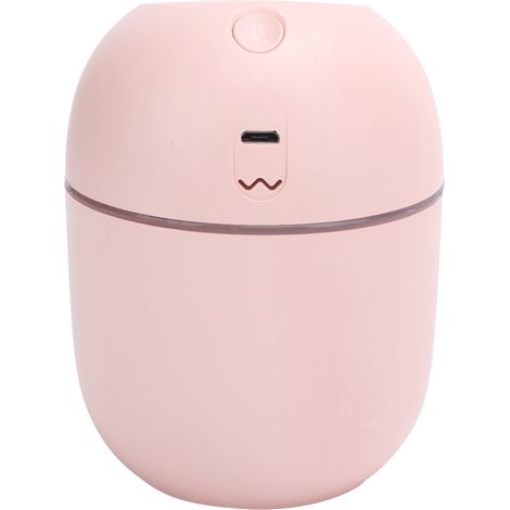 Mini Diffuseur d'Huiles Essentielles USB Portable avec Lumière LED Nuit - Humidificateur d'Aromathérapie (Rose) (1/5)