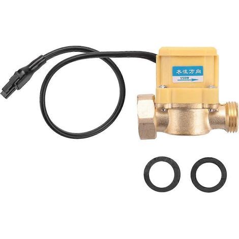 Raccord fileté mâle 3/4" vers 1/2" pour pompe de circulation avec capteur de débit d'eau automatique et interrupteur 150 W (1/5)