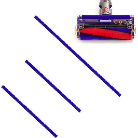 Lot de 3 Bandes Adhésives en Peluche Souple pour Aspirateurs Sans Sac – Compatible avec Modèles V7, V8, V10 et V11 (1/5)