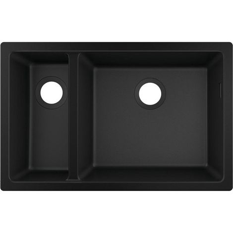 S510-U635 GS Evier à encastrer sous plan 180/450 noir graphite