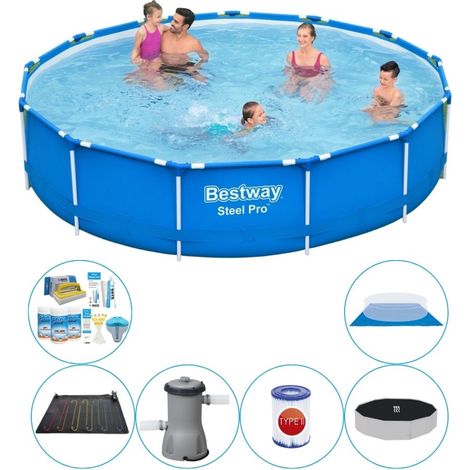 Bestway Bestway Steel Pro Ronde - 396x84 cm - 7-pièces S21618