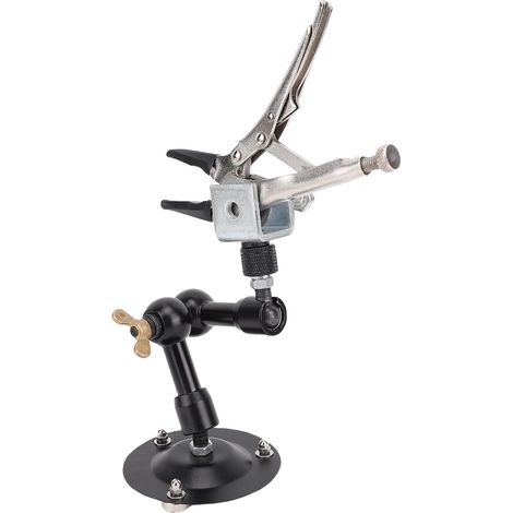 Pince à Souder Helping Hands, Bras articulé Flexible avec Pince Réglable, Hauteur 240 Mm pour le Soudage et l'entretien électroniques (1/5)