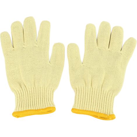 1 paire de gants de four Double couche en Fiber d'aramide 300 ℃, gants de cuisson flexibles en tricot résistant aux hautes températures 24cm / 9,4 pouces L (1/5)
