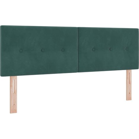 Maison Exclusive - Cabecero LED con tiras LED Manual Verde 160 cm