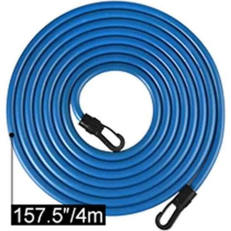Résistance Ceinture de Natation réglable Entraînement de Natation Bungee Durable pour entraînement (Noir) (1/4)