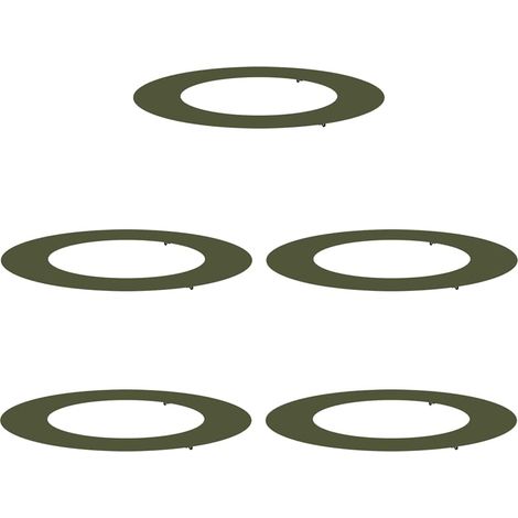 Maison Exclusive - adatto per Anelli d'Albero Piatto 5 pcs Oliver verde Ø50 / 80 cm