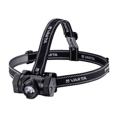 Varta – Lampe frontale indestructible 350 lumens – Étanche IPX7 – Résiste aux chutes jusqu'à 9m – Pour chantiers humides et activités outdoor