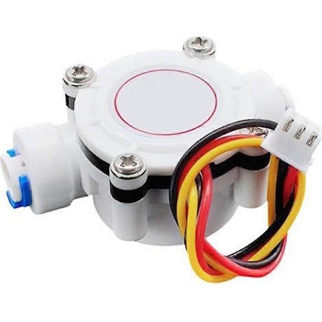 Compteur de débit d'eau PE 1/4" 0,5-6 L/min, indicateur de haute précision pour distributeur d'eau (1/5)