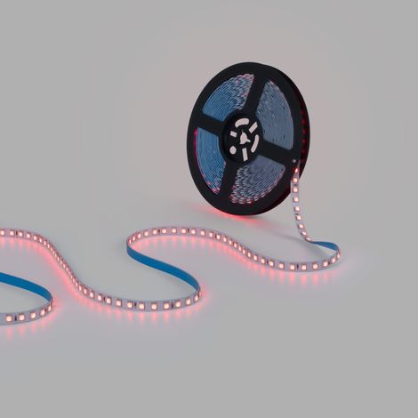Ruban LED 48V DC - RGB - 14.4W/m - 10mm - IP20 - 10 mètres -