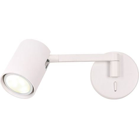Applique moderna bianca orientabile GU10 Snow Light Prestige (1/5)