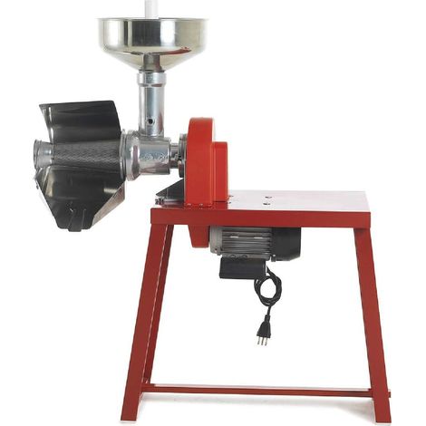 Spremipomodoro con banchetto TS Inox con corpo macchina e ghiera in alluminio Hp 0,5 (1/4)