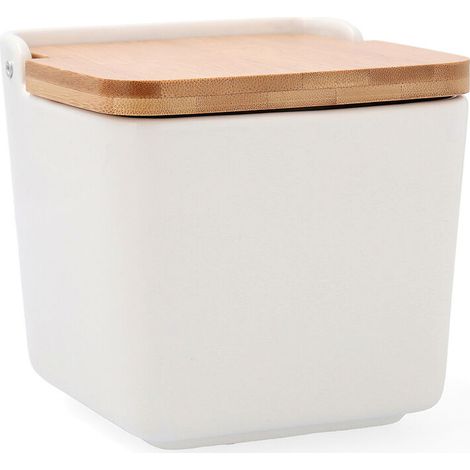SALERO PORCELANA BLANCO 12X12 CM. (1/3)