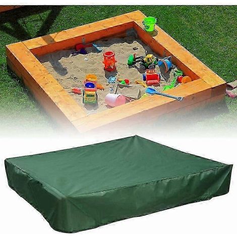 Bâche pour bac à sable 120x120 cm, imperméable et résistante aux UV (indice de protection 70), compatible avec les bacs à sable Oxford. (1/5)